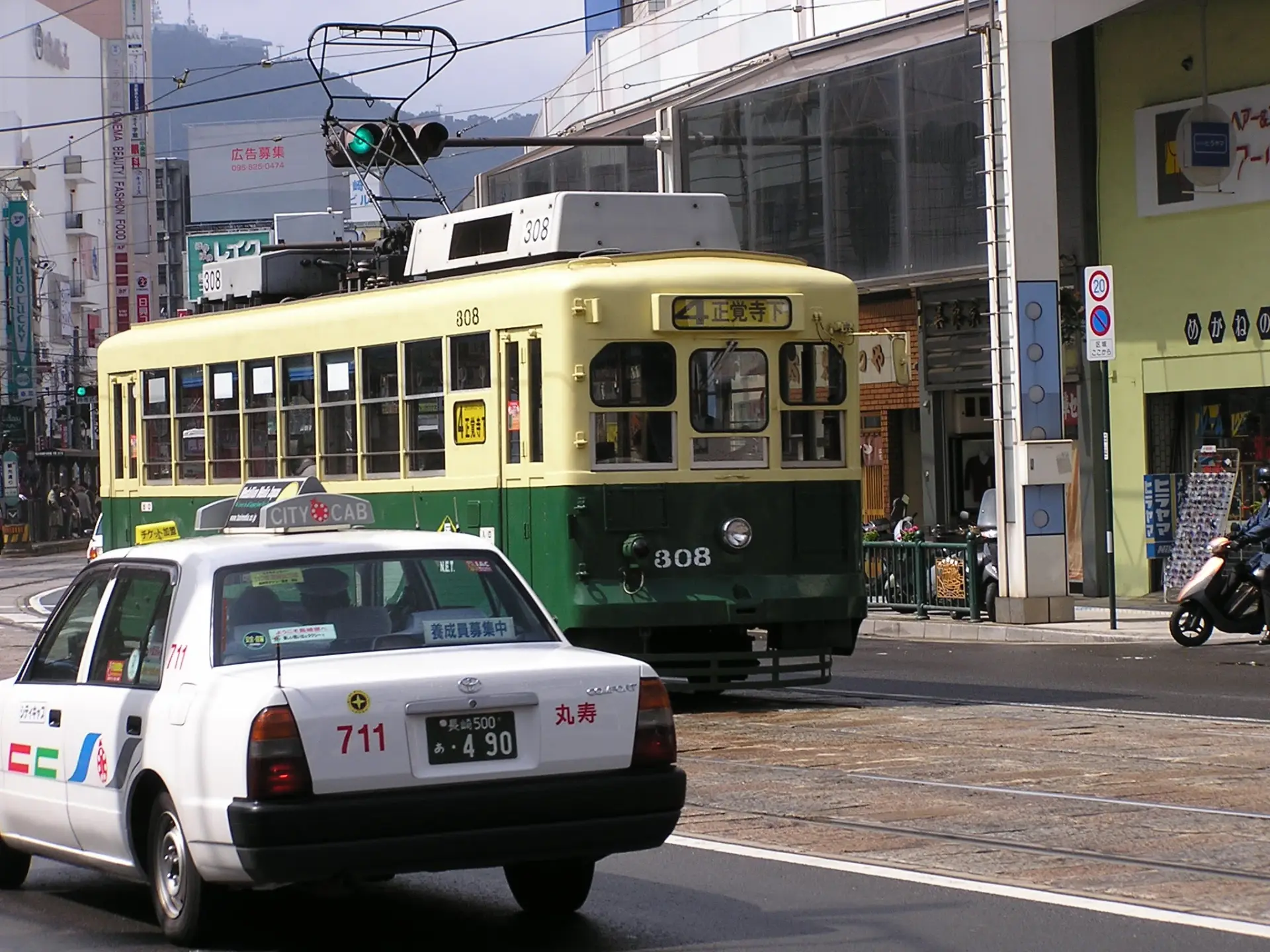 長崎電気軌道308号