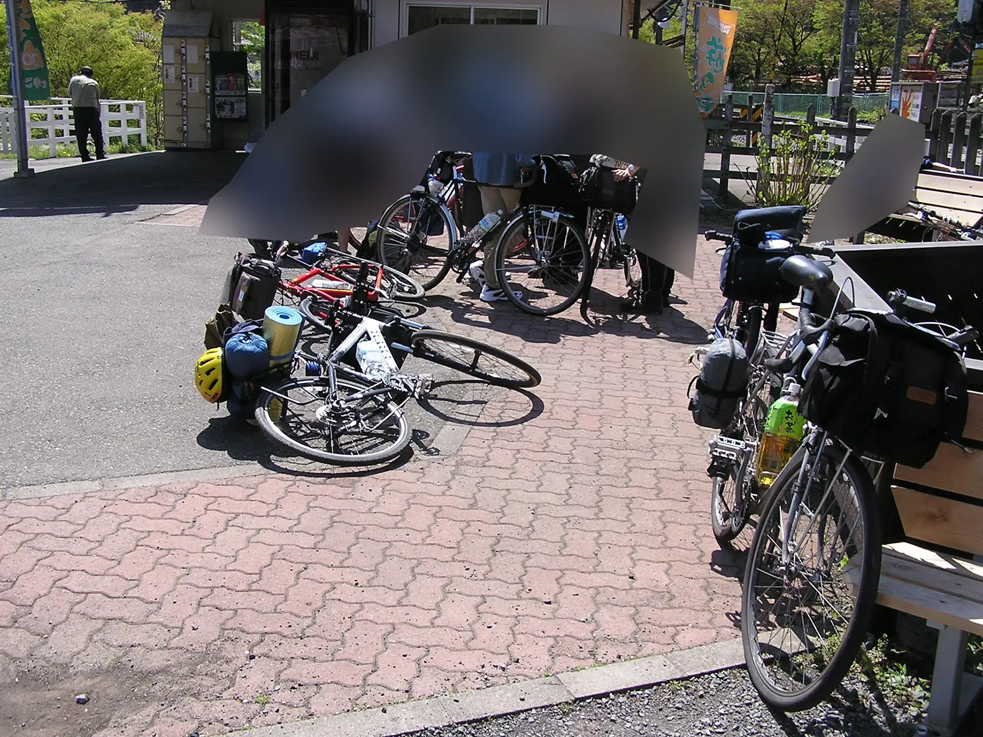 大学サイクリングの自転車