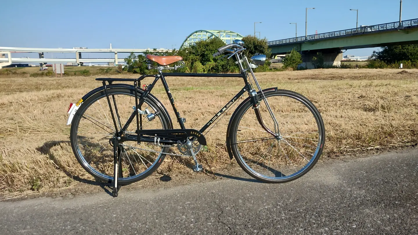 上海鳳凰ZA42 2024年11月 荒川サイクリングロードにて